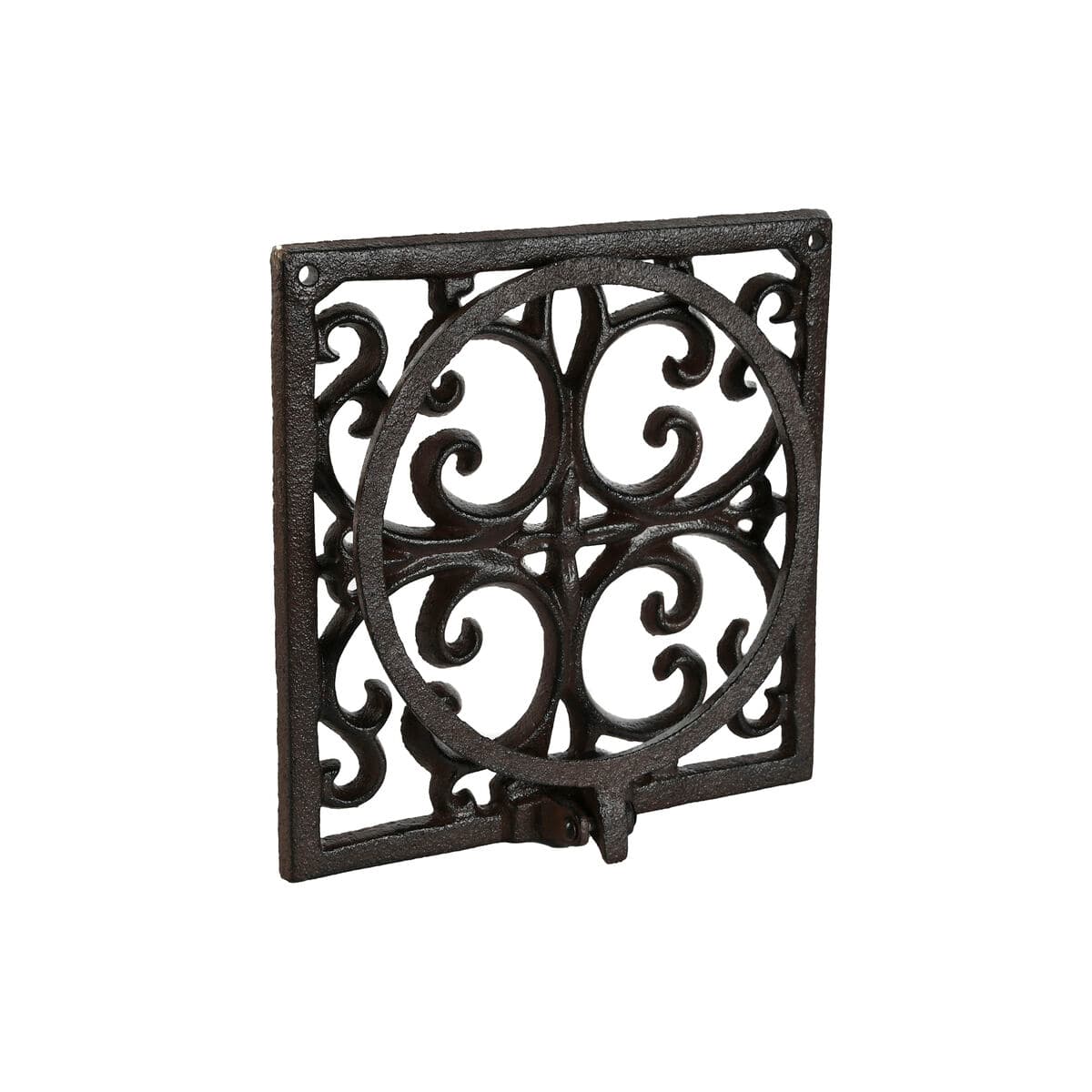 Soporte de Pared para Colgar Macetas Home ESPRIT Marrón oscuro Hierro 18 x 17,5 x 18 cm - Image 3