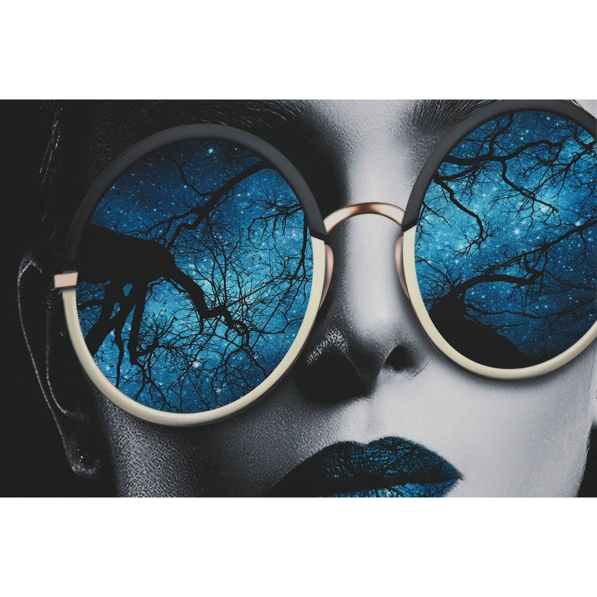 Tavla Home ESPRIT Aluminium Trä MDF 80 x 3 x 120 cm 80 x 3,5 x 120 cm - Image 3