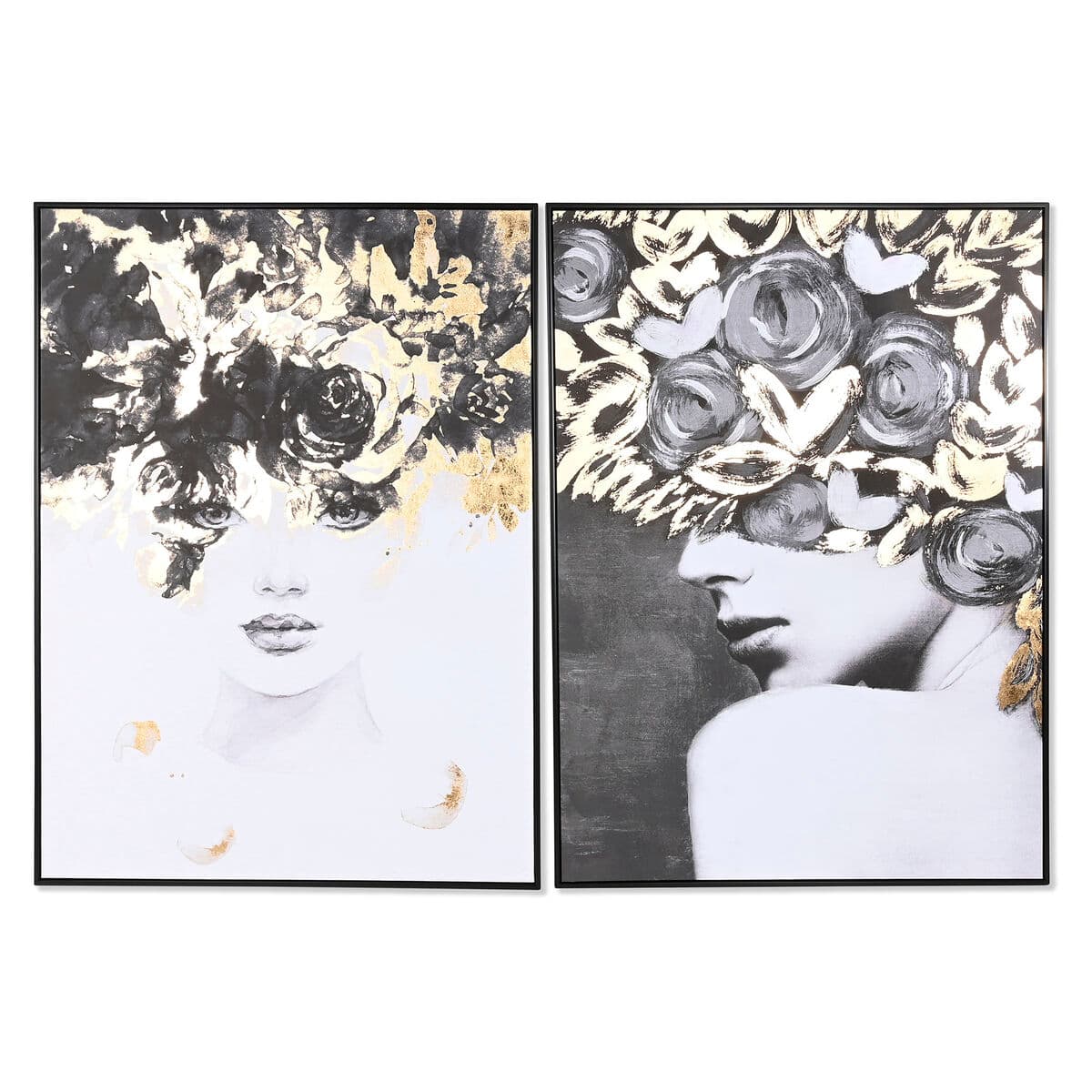 Kanvas Home ESPRIT polystyren Kanvas 103 x 4,5 x 143 cm