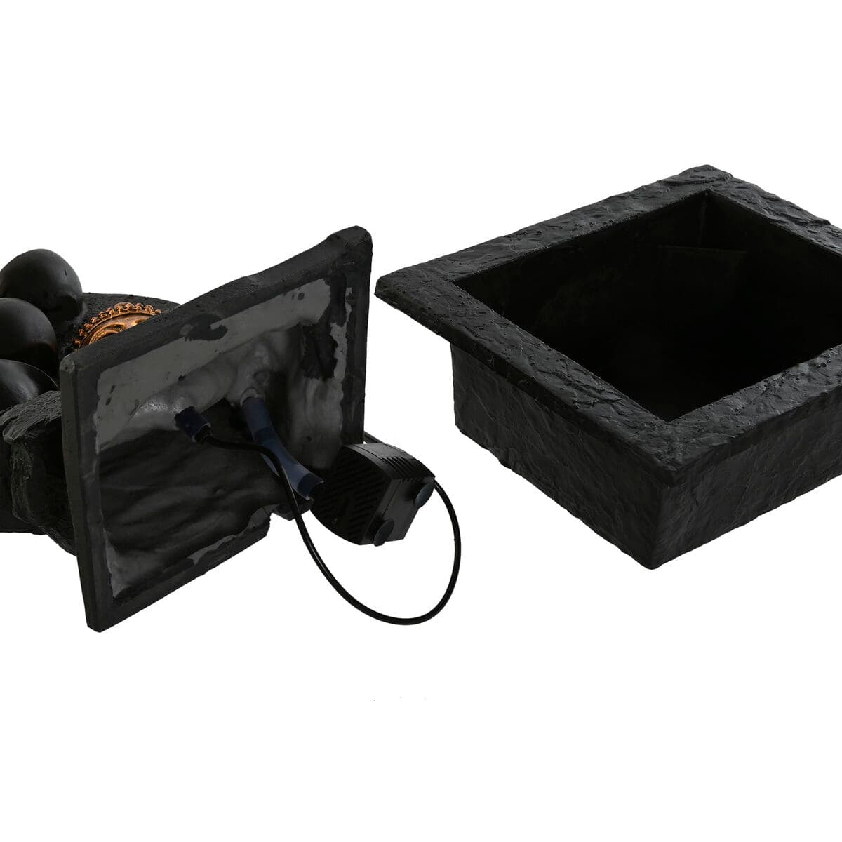 Fuente de Jardín Home ESPRIT Resina Buda Oriental 21 x 19 x 27 cm (2 Unidades) - Image 5