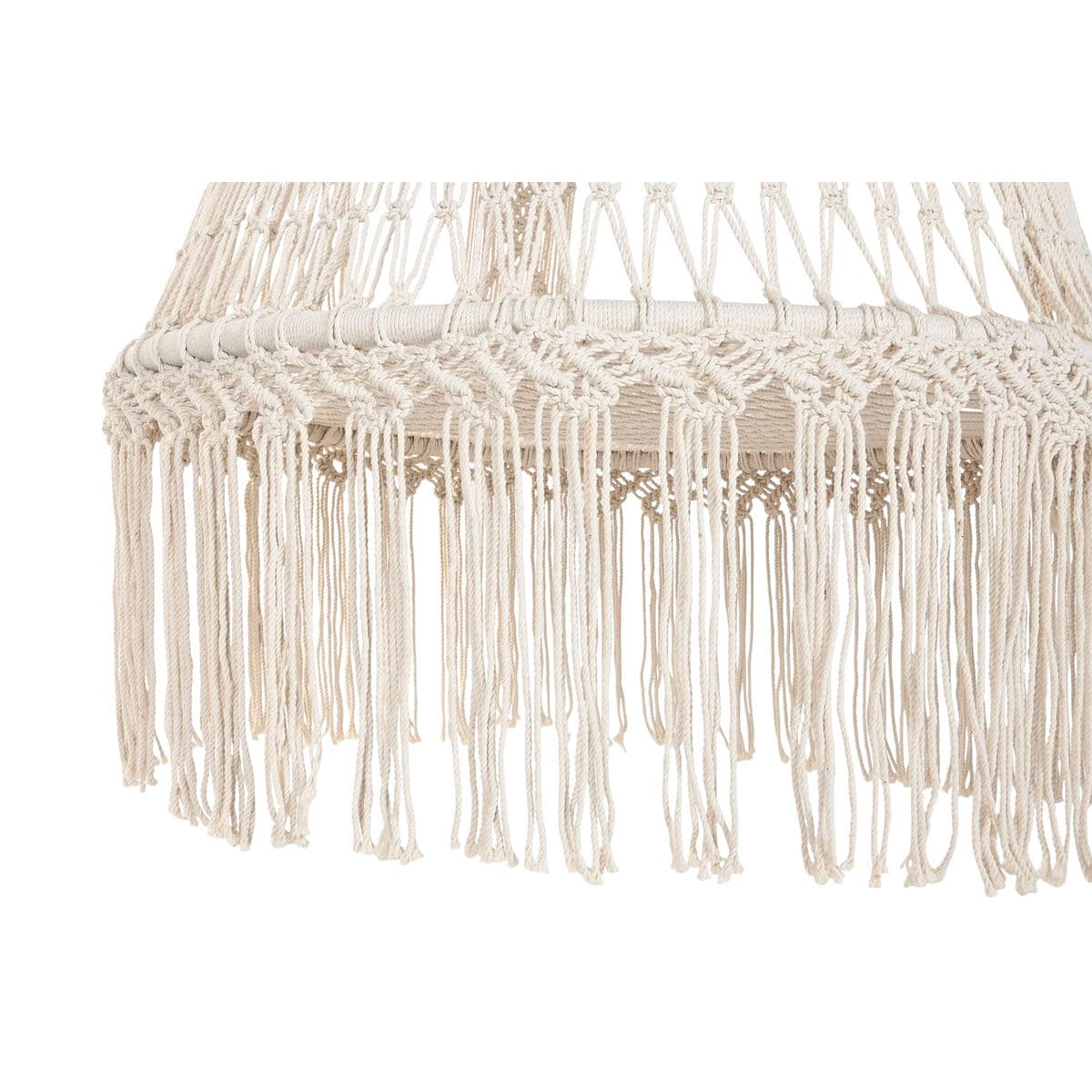 Hammock Home ESPRIT Beež Puuvill Linna 82 x 82 x 170 cm - Image 5