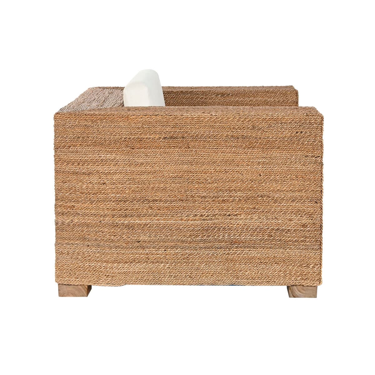 Sillón de jardín Home ESPRIT Blanco Natural 117 x 92 x 65 cm - Image 6