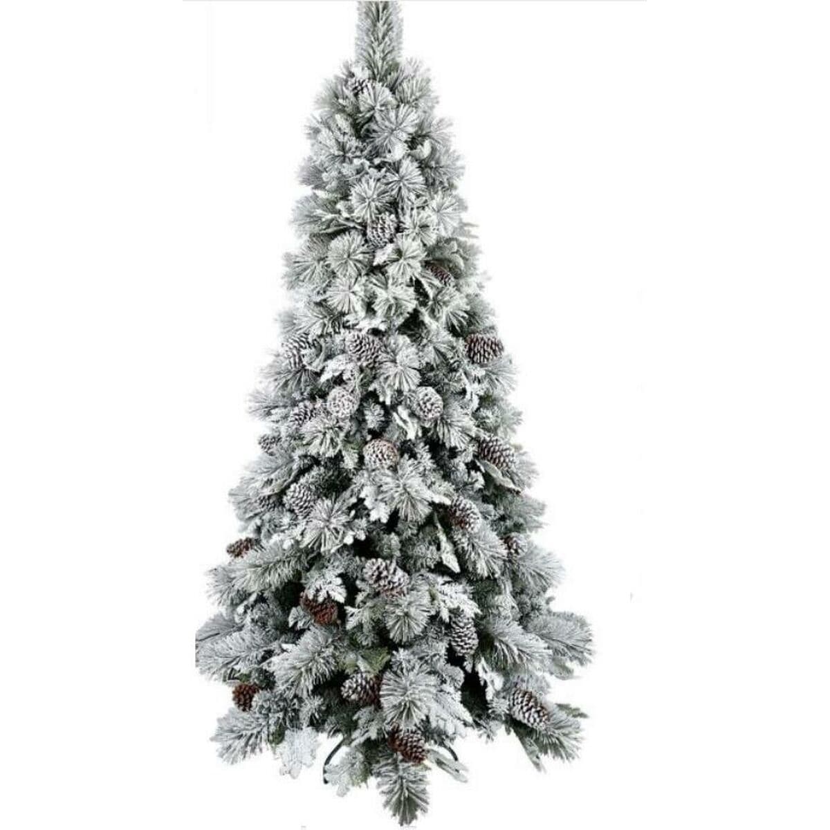 Weihnachtsbaum Home ESPRIT Weiß PVC Aluminium Verschneit 94 X 94 X 150 CM - Image 2