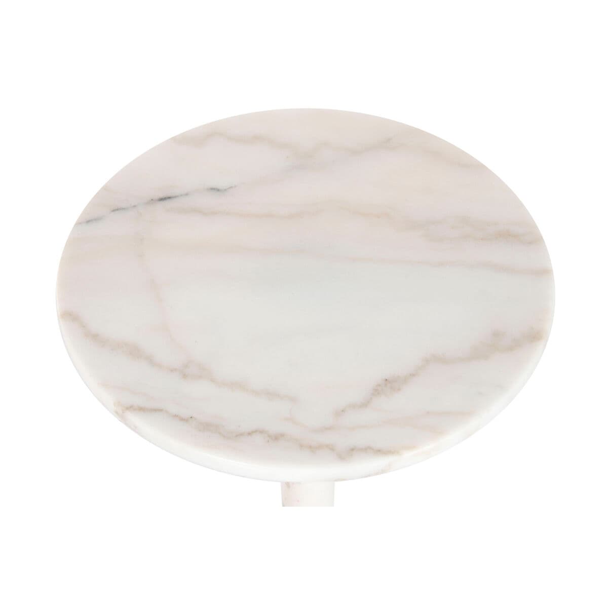 Masa laterală Home ESPRIT Alb Auriu* 41 X 41 X 58 CM - Image 3