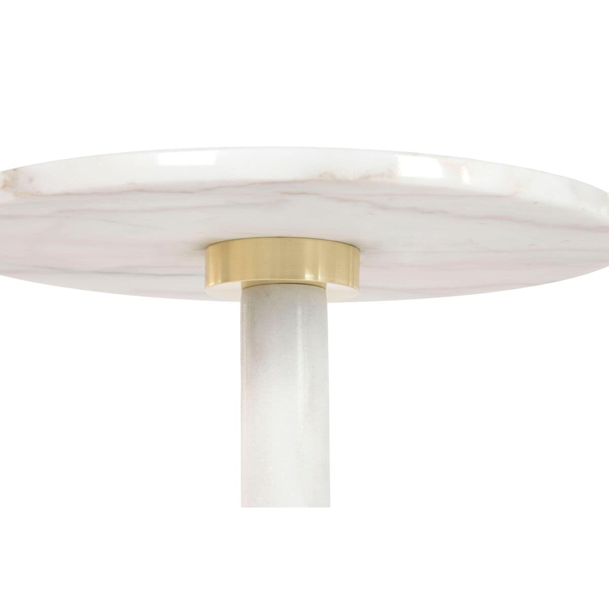 Masa laterală Home ESPRIT Alb Auriu* 41 X 41 X 58 CM - Image 4