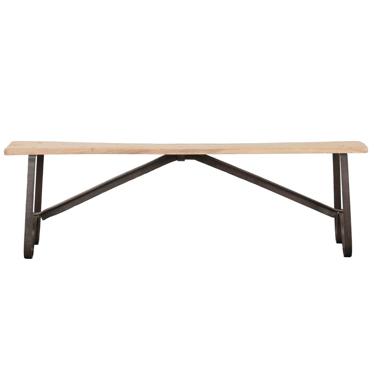 Banco Home ESPRIT Negro Natural Hierro madera de teca 152 X 41 X 46 CM - Image 10