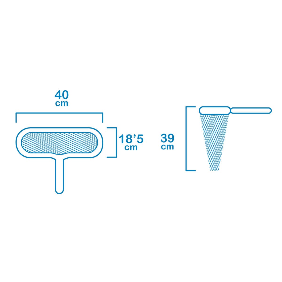 Recoge Hojas Para Piscinas EDM 81003 Classic 40 x 18,5 cm - Image 2