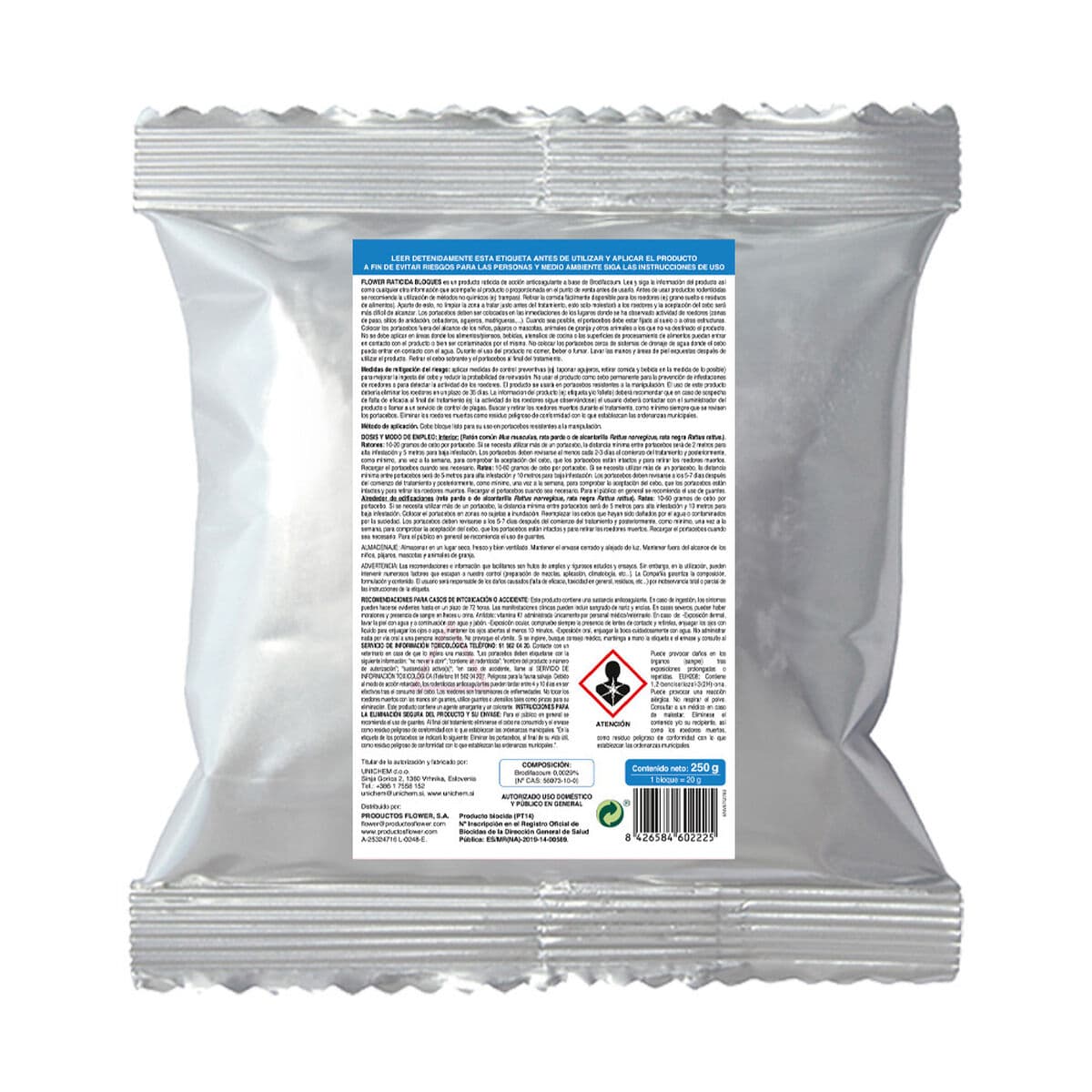 Raticida Flower 2 x 250 g - Image 3