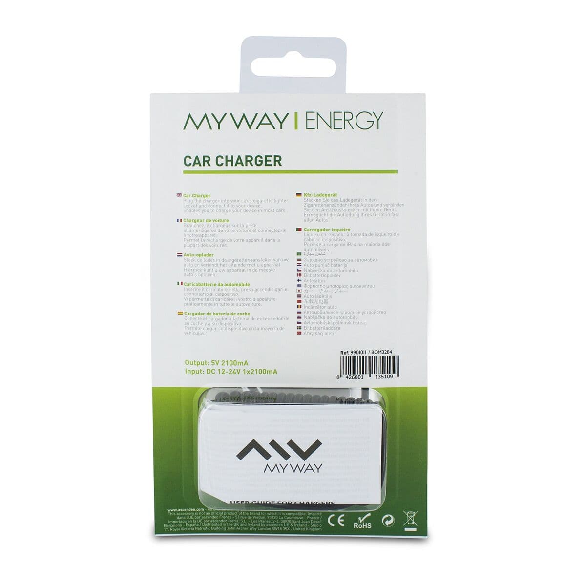 Billaddare Myway Svart 10,5 W - Image 4