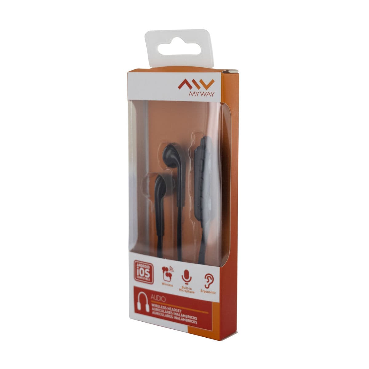 Casques avec Microphone Myway Noir - Image 2