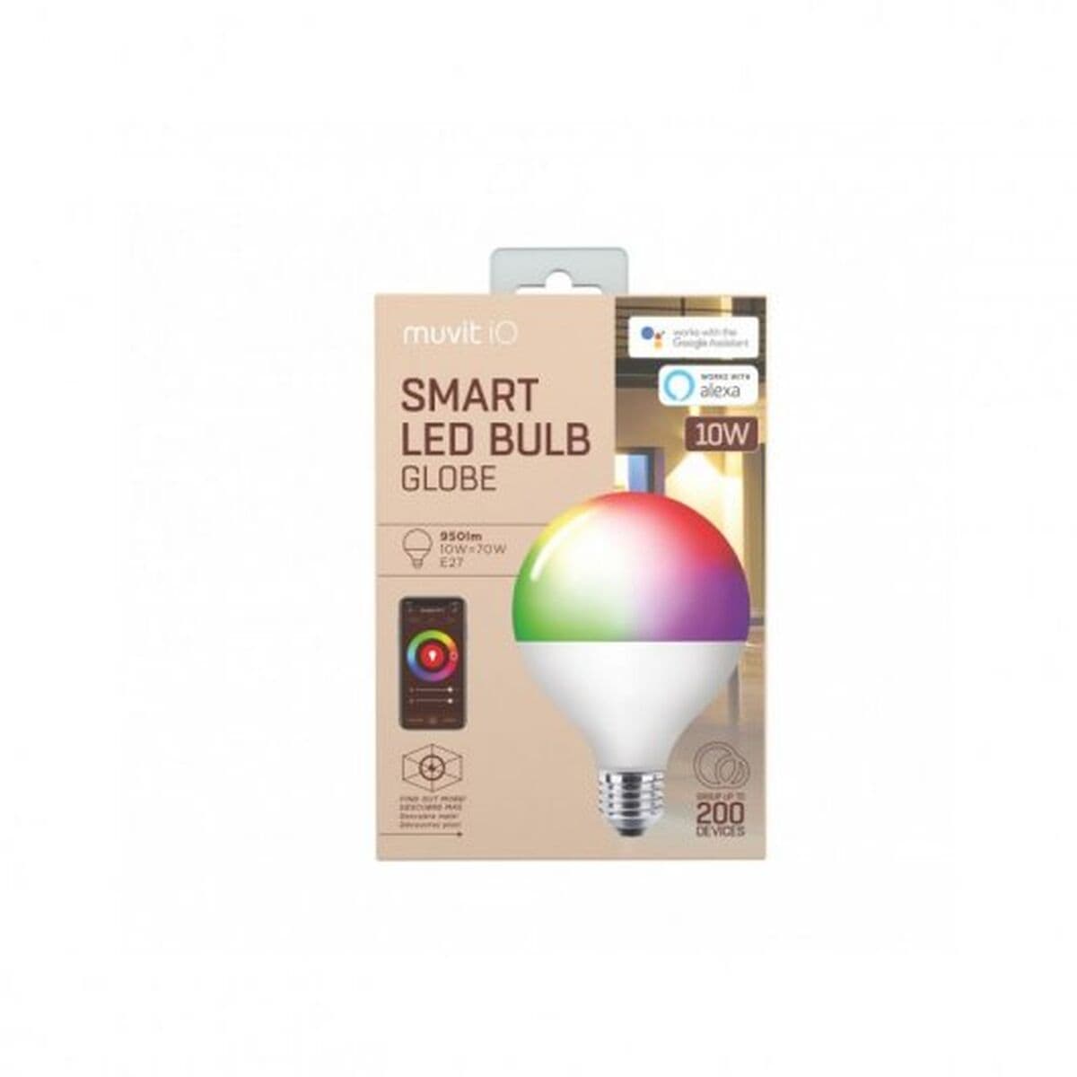 Išmani Lemputė Muvit iO 10 W E27 2700 K 6500 K 950 Lm Wi-Fi LED - Image 21
