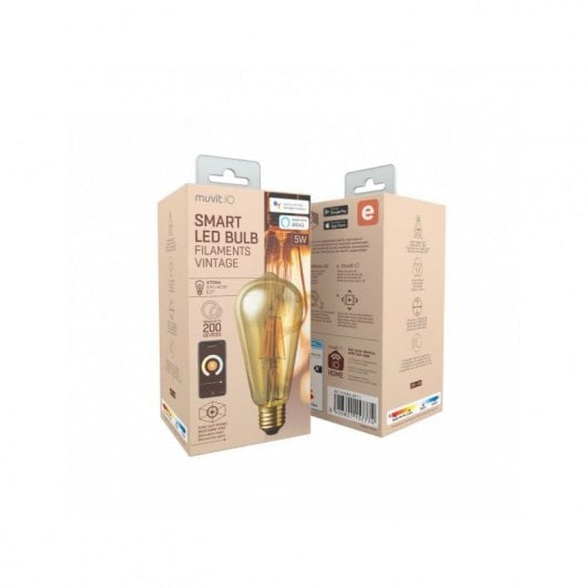 Išmani Lemputė Muvit iO 5 W E27 1800 K 2700 K 480 Lm Wi-Fi - Image 16