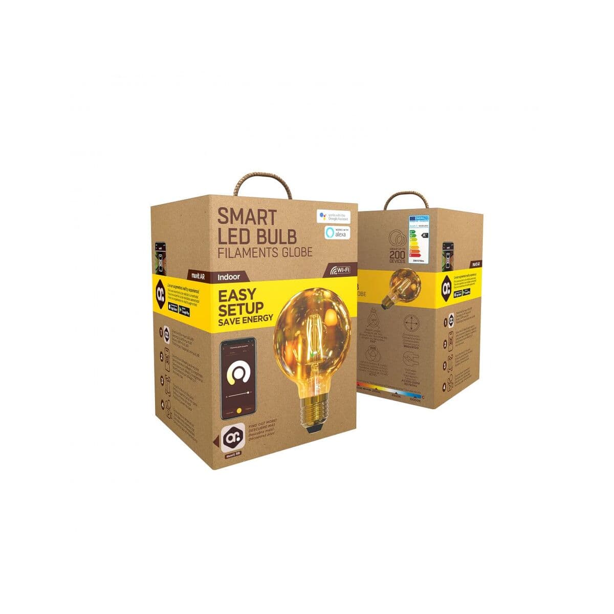 Išmani Lemputė Muvit iO 5 W E27 1800 K 2700 K 480 Lm Wi-Fi - Image 6