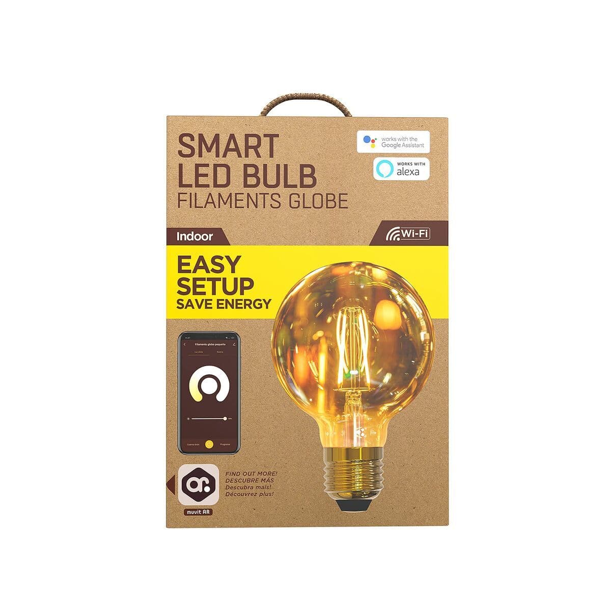 Išmani Lemputė Muvit iO 5 W E27 1800 K 2700 K 480 Lm Wi-Fi - Image 12