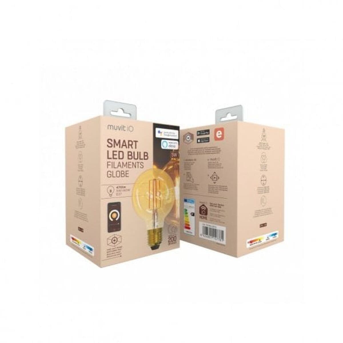 Išmani Lemputė Muvit iO 5 W E27 1800 K 2700 K 480 Lm Wi-Fi - Image 14