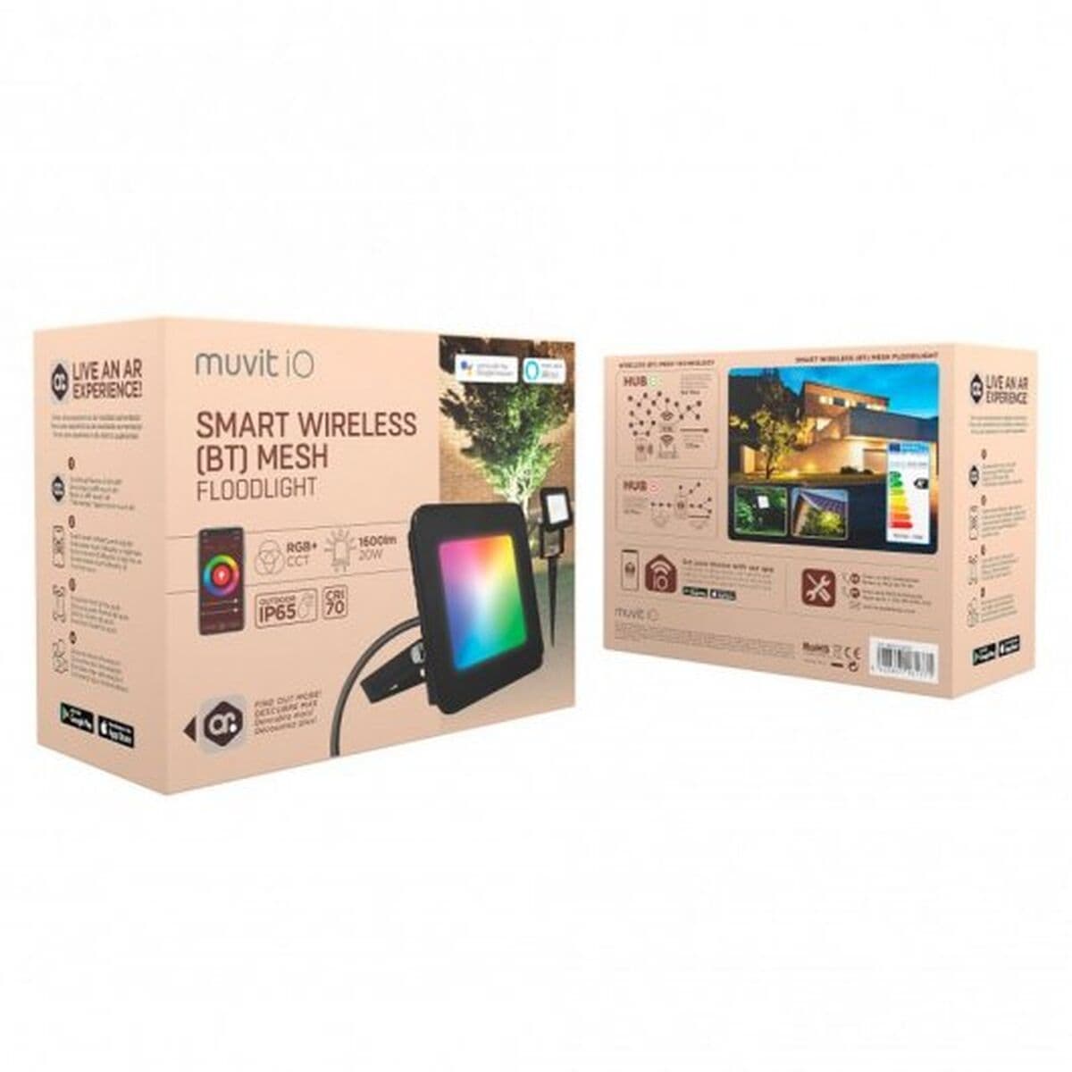 Užtvindanti šviesa / projektoriaus šviesa Muvit MIOFLOD001 F Juoda 20 W (2700 K) (6500 K) - Image 17