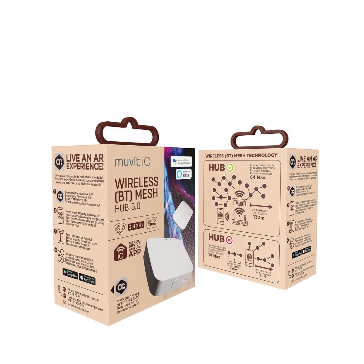 Access point muvit iO Wireless Mesh Hub White - Image 3