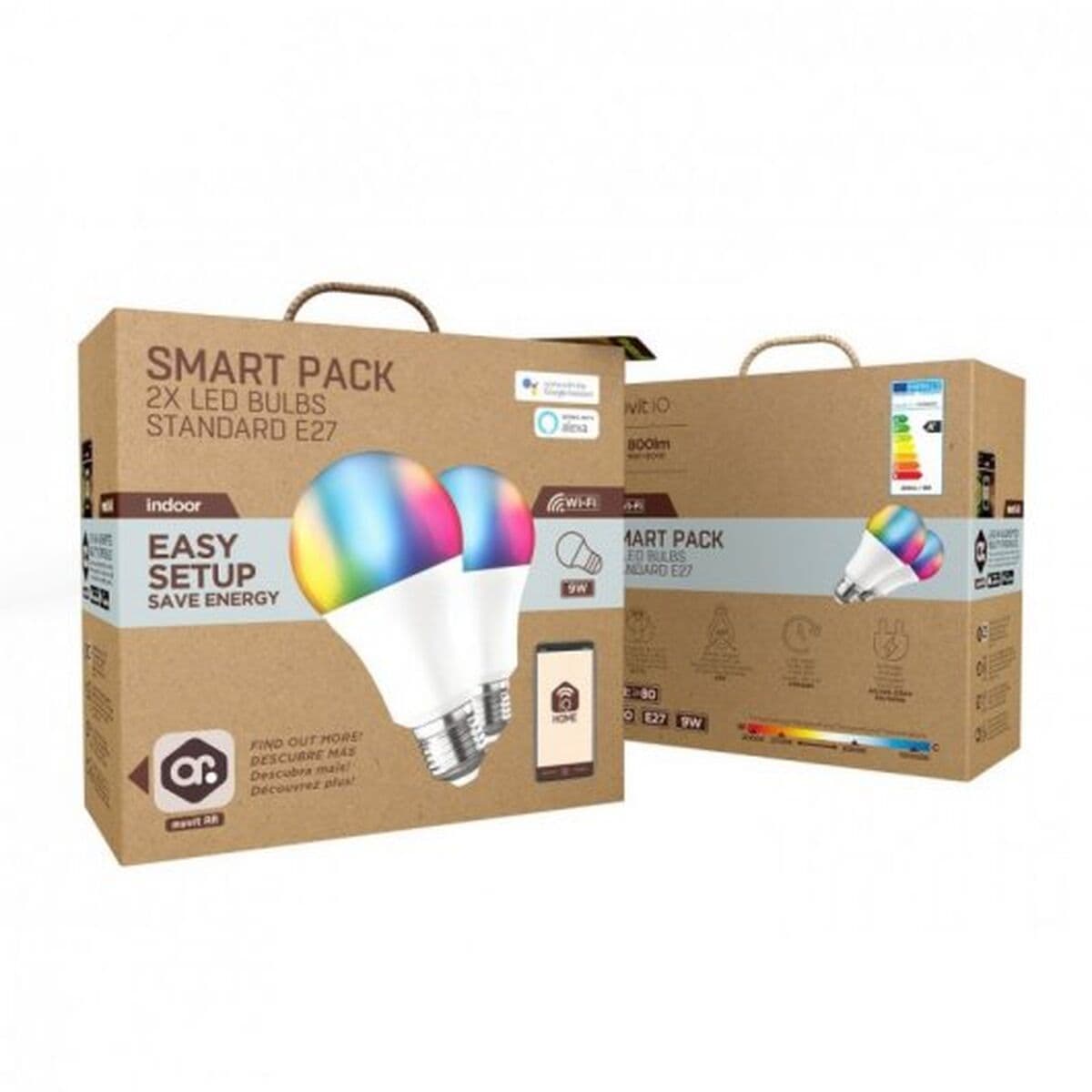 Išmani Lemputė Muvit iO 9 W E27 800 lm Wi-Fi LED 2700 K 6500 K - Image 16