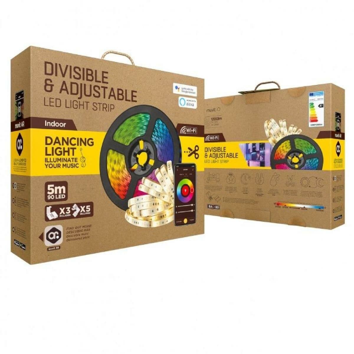 LED-Leisten Muvit iO Schwarz Bunt Gold F 5 m - Image 14