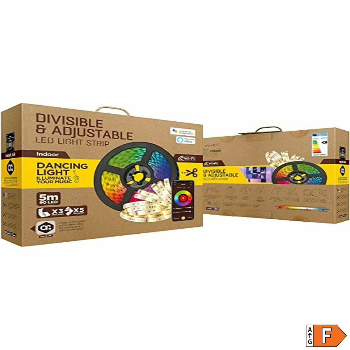 LED-Leisten Muvit iO Schwarz Bunt Gold F 5 m - Image 5