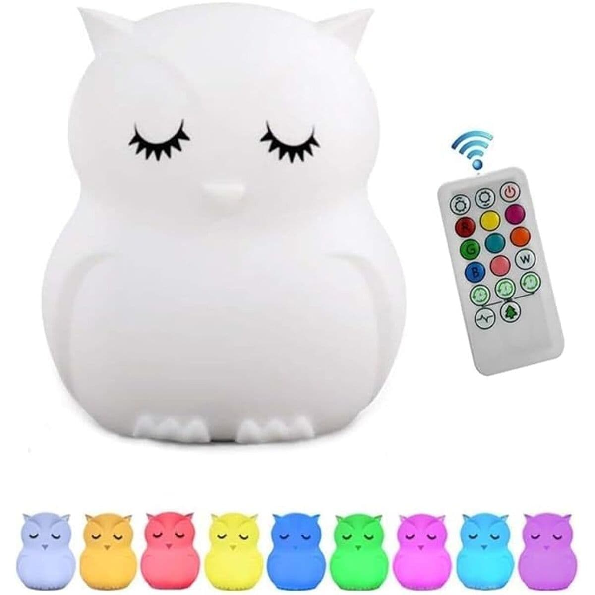 Vaikiška lempa su Bluetooth garsiakalbiu Muvit Owl - Image 8