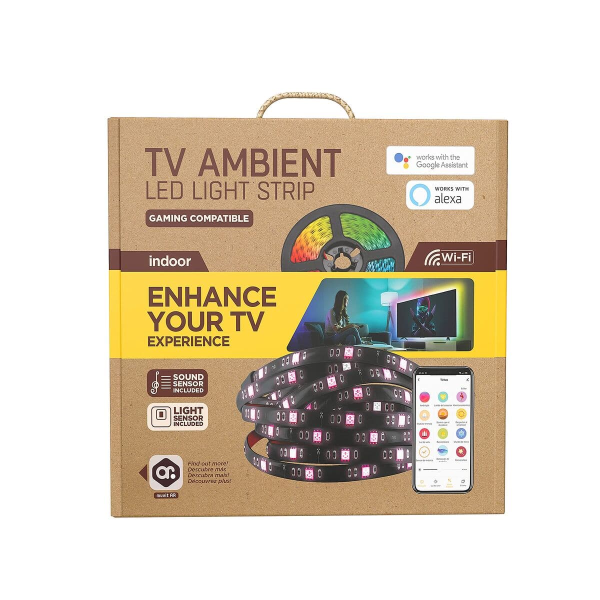 LED trakovi Muvit iO Svart 30 cm 3 m - Image 9