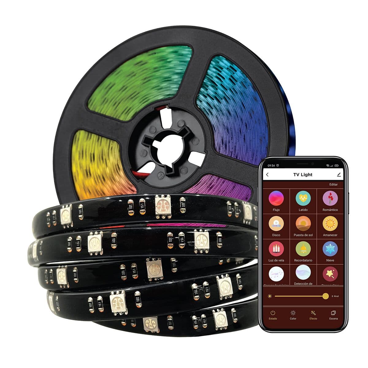 LED trakovi Muvit iO Svart 30 cm 3 m - Image 10