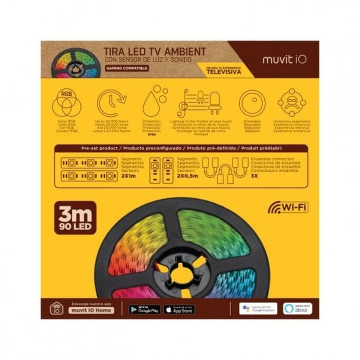 LED trakovi Muvit iO Svart 30 cm 3 m - Image 17