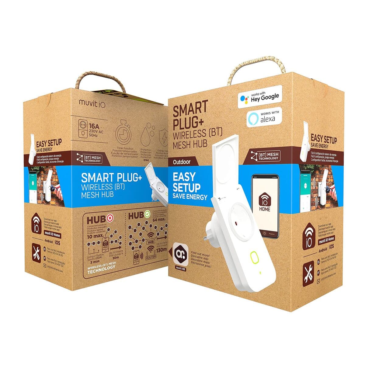 muvit iO enchufe inteligente Outdoor WiFi + Hub BT Mesh - Image 5