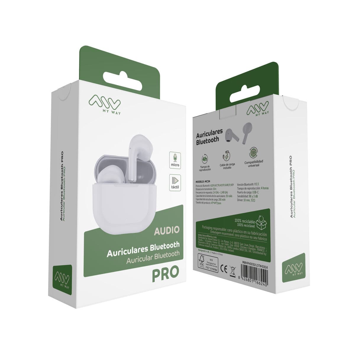 Bluetooth in Ear Headset Myway Pro touch control - Image 7