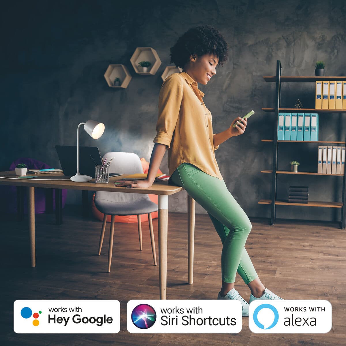 Tischlampe Muvit MIOLAMP004 Weiß 6 W Wi-Fi (1 Stück) - Image 7