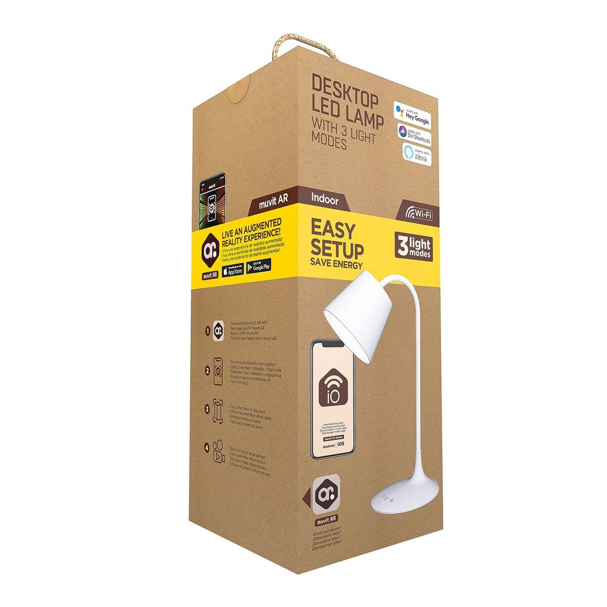 Tischlampe Muvit MIOLAMP004 Weiß 6 W Wi-Fi (1 Stück) - Image 12