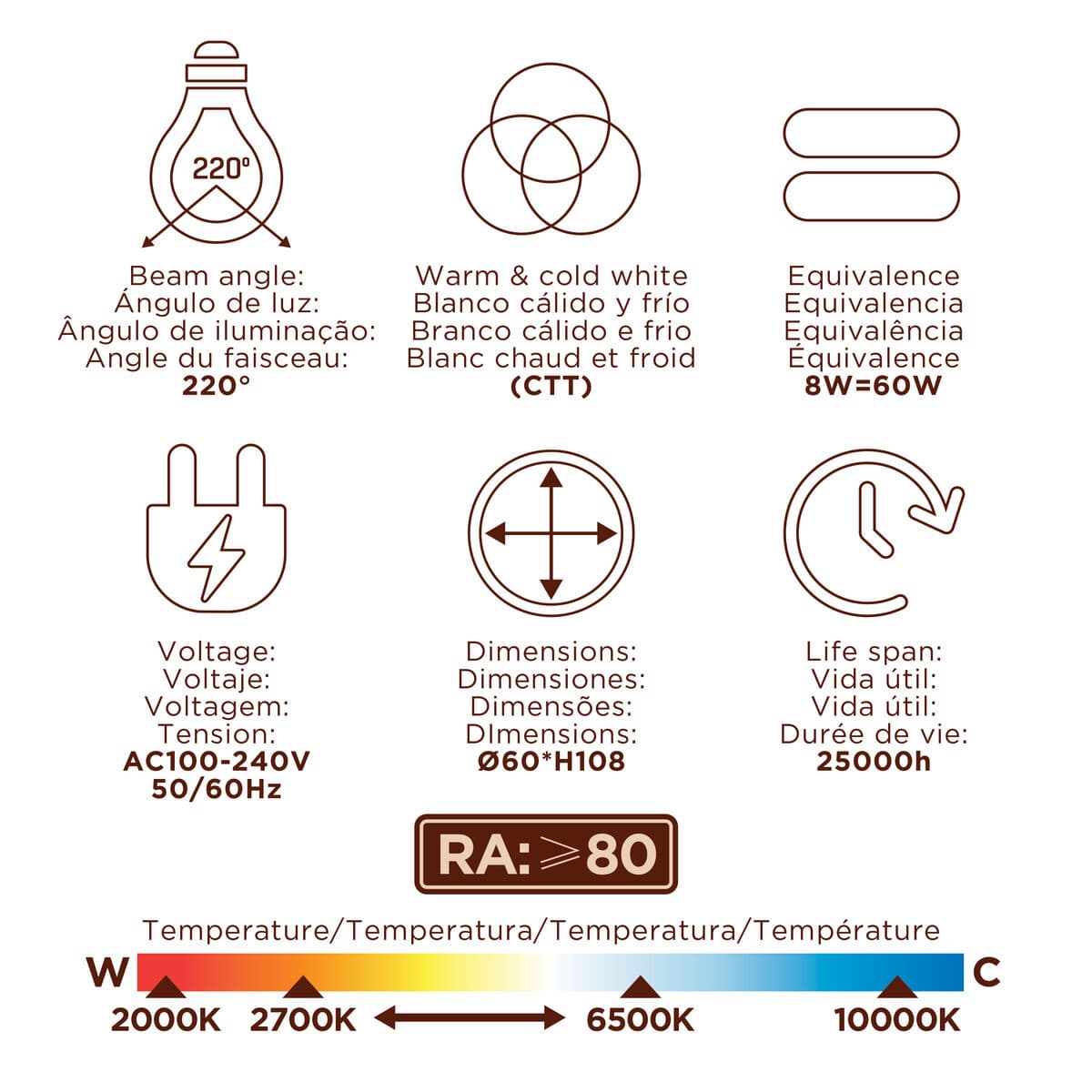 Älykäs Polttimo muvit iO iO E27 2700 K 6500 K 800 lm - Image 7