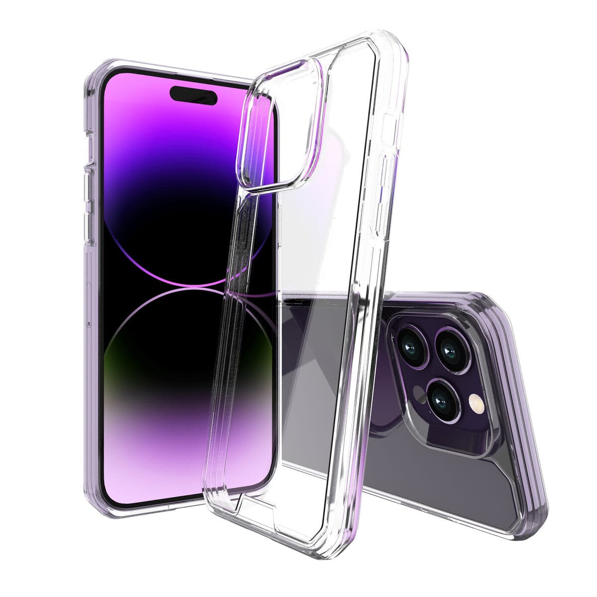 Protection pour téléphone portable Muvit for Change iPhone 14 Pro Max Transparent - Image 2