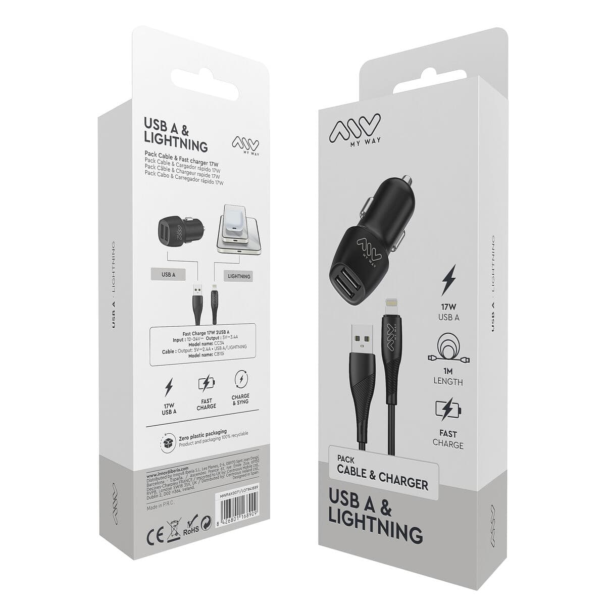 Billaddare Myway Svart - Image 5