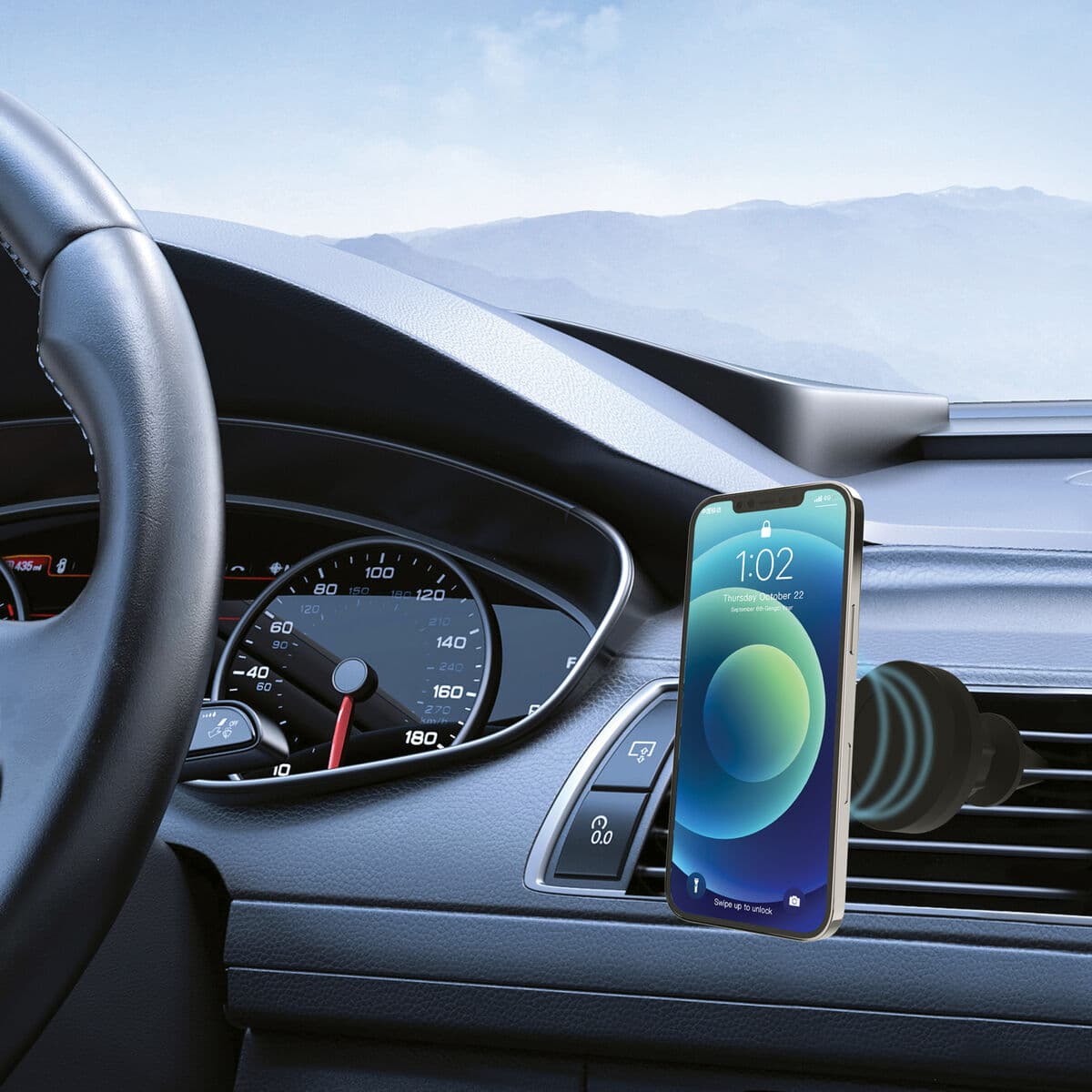 Mobile support Muvit MCCHL0001 Black - Image 7