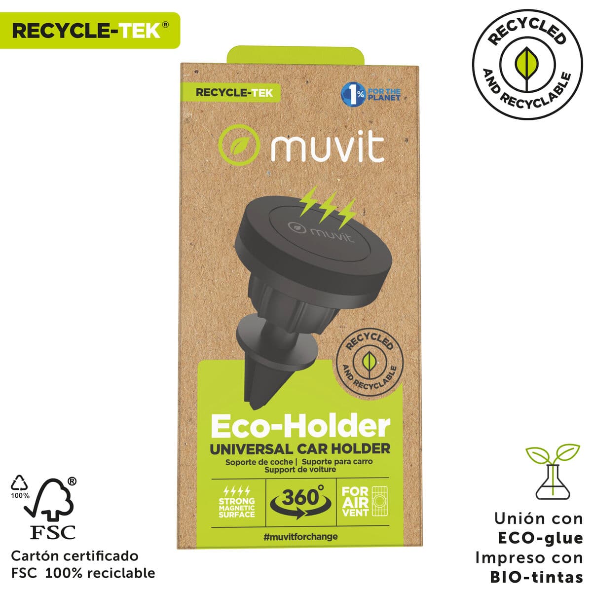 Mobile support Muvit MCCHL0001 Black - Image 9