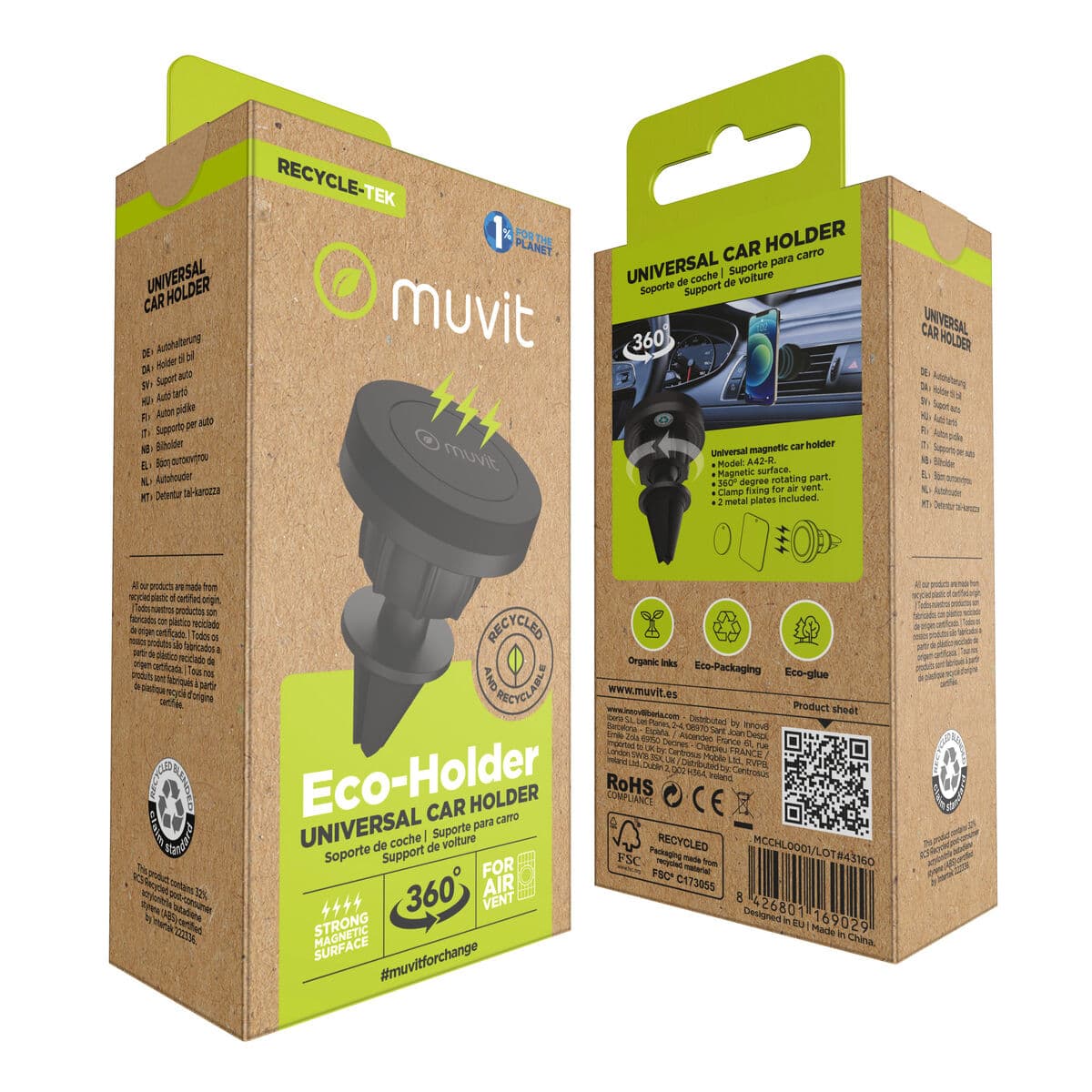 Mobile support Muvit MCCHL0001 Black - Image 11