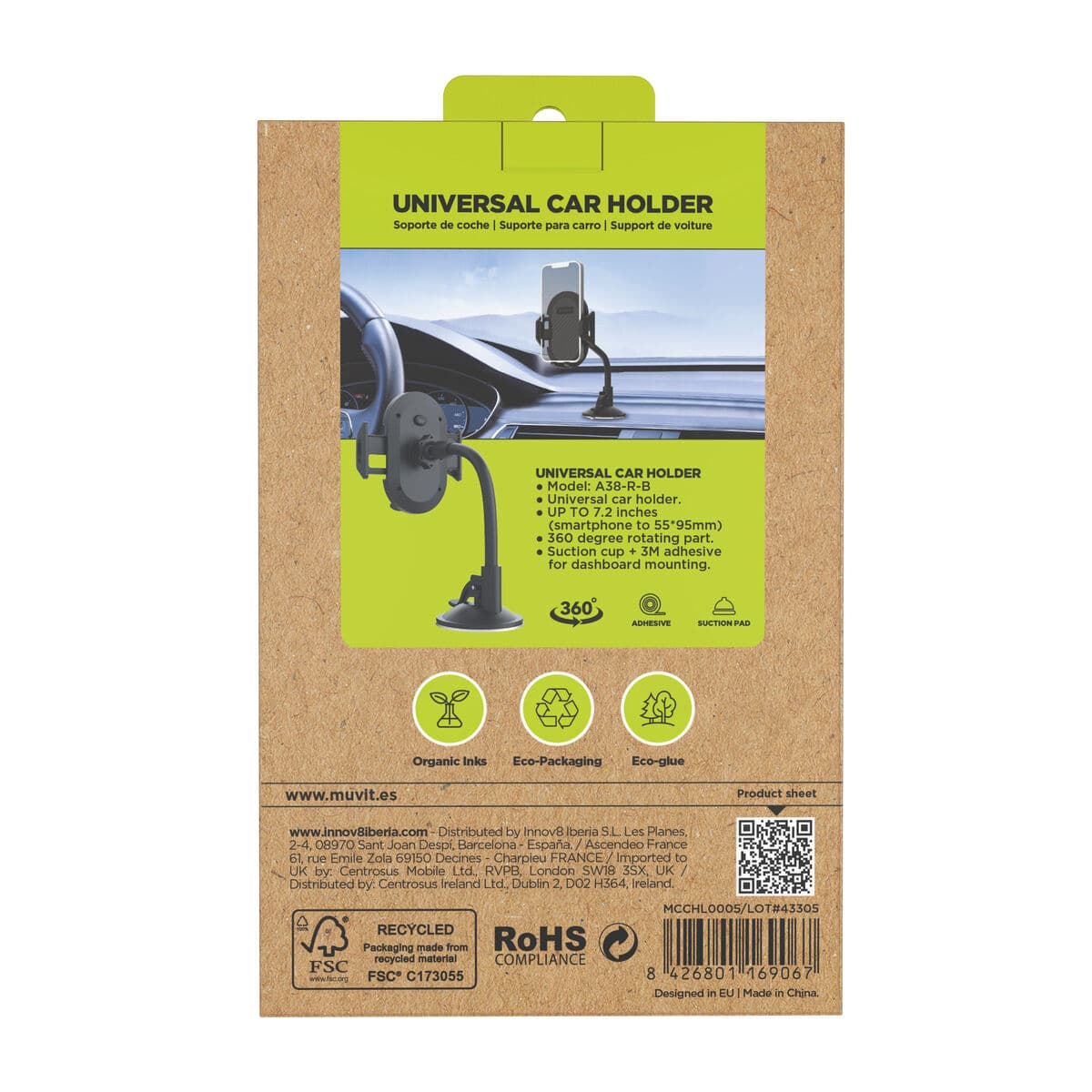 Bilmontering Muvit Svart 7" - Image 11