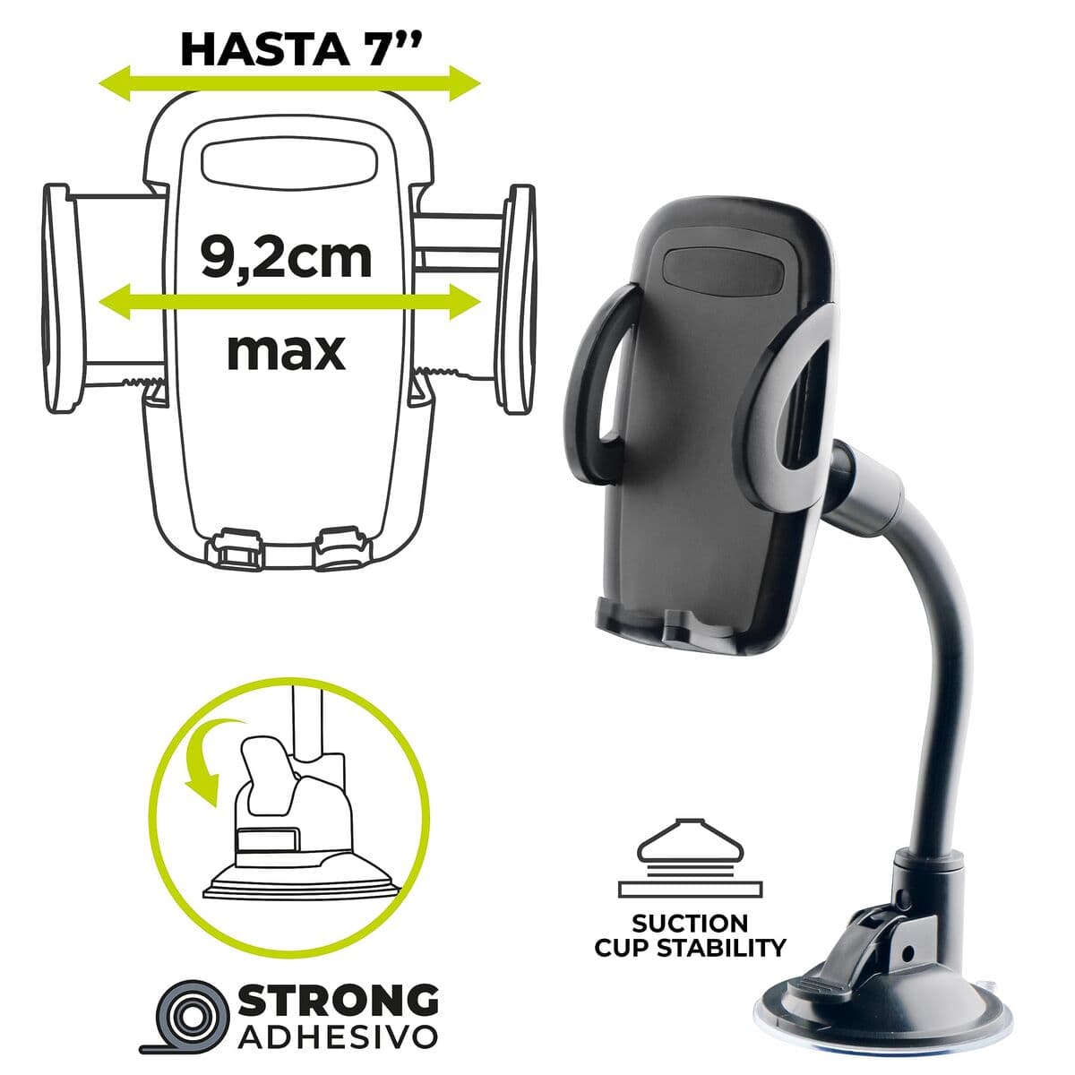 Bilmontering Muvit Svart 7" - Image 15