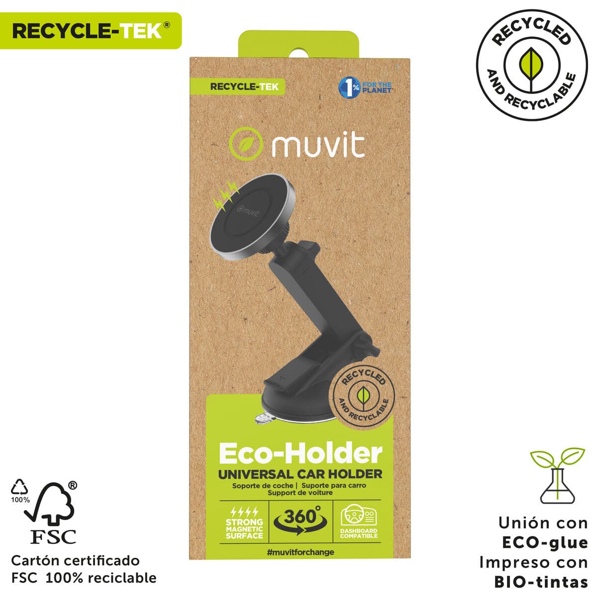 Bilhållare Muvit Svart - Image 11