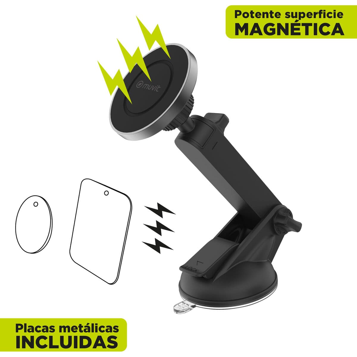 Bilhållare Muvit Svart - Image 3