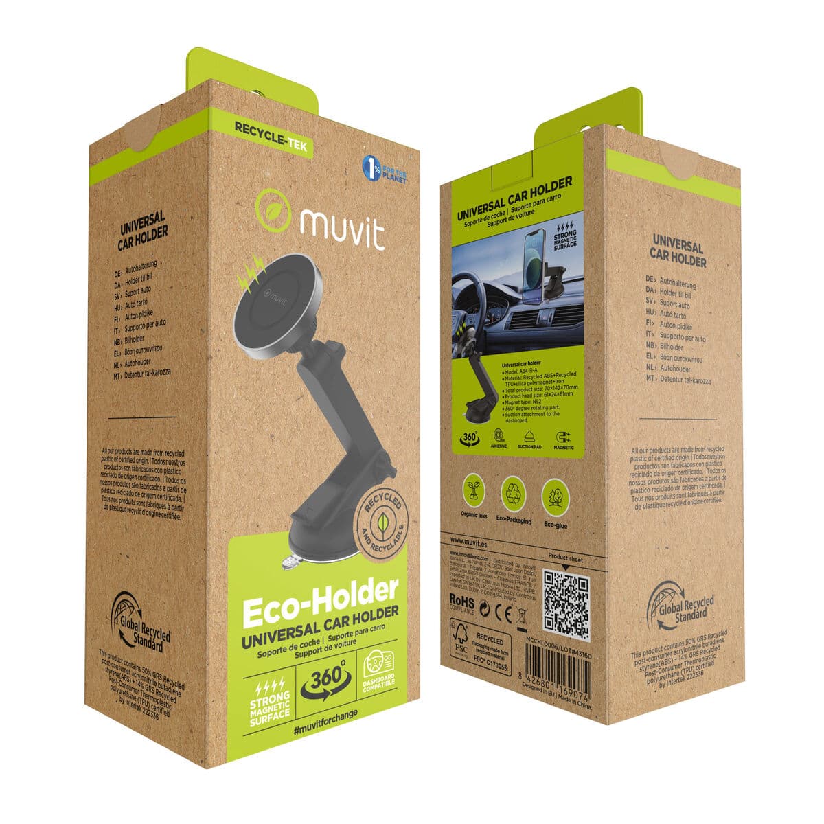 Bilhållare Muvit Svart - Image 9