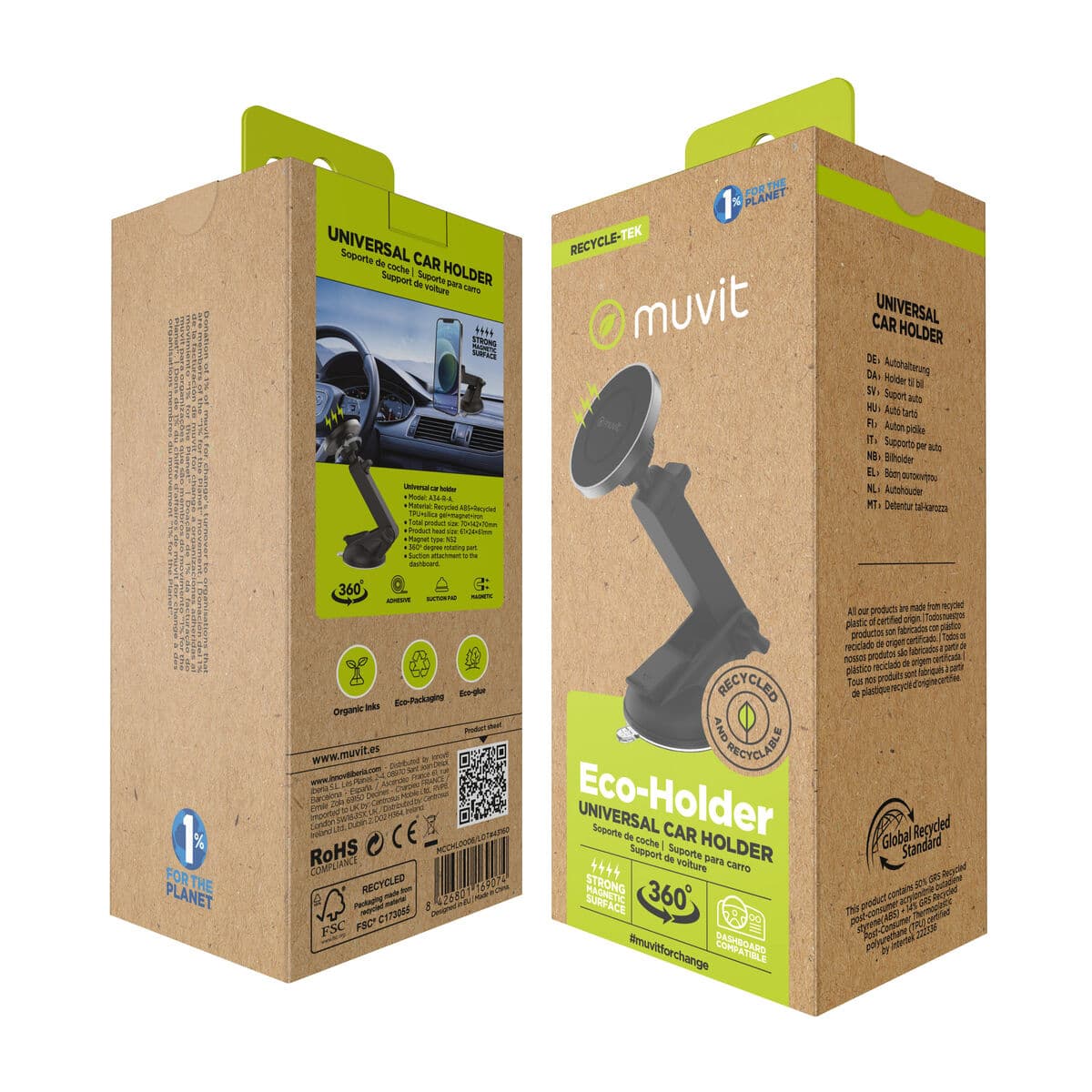 Bilhållare Muvit Svart - Image 10