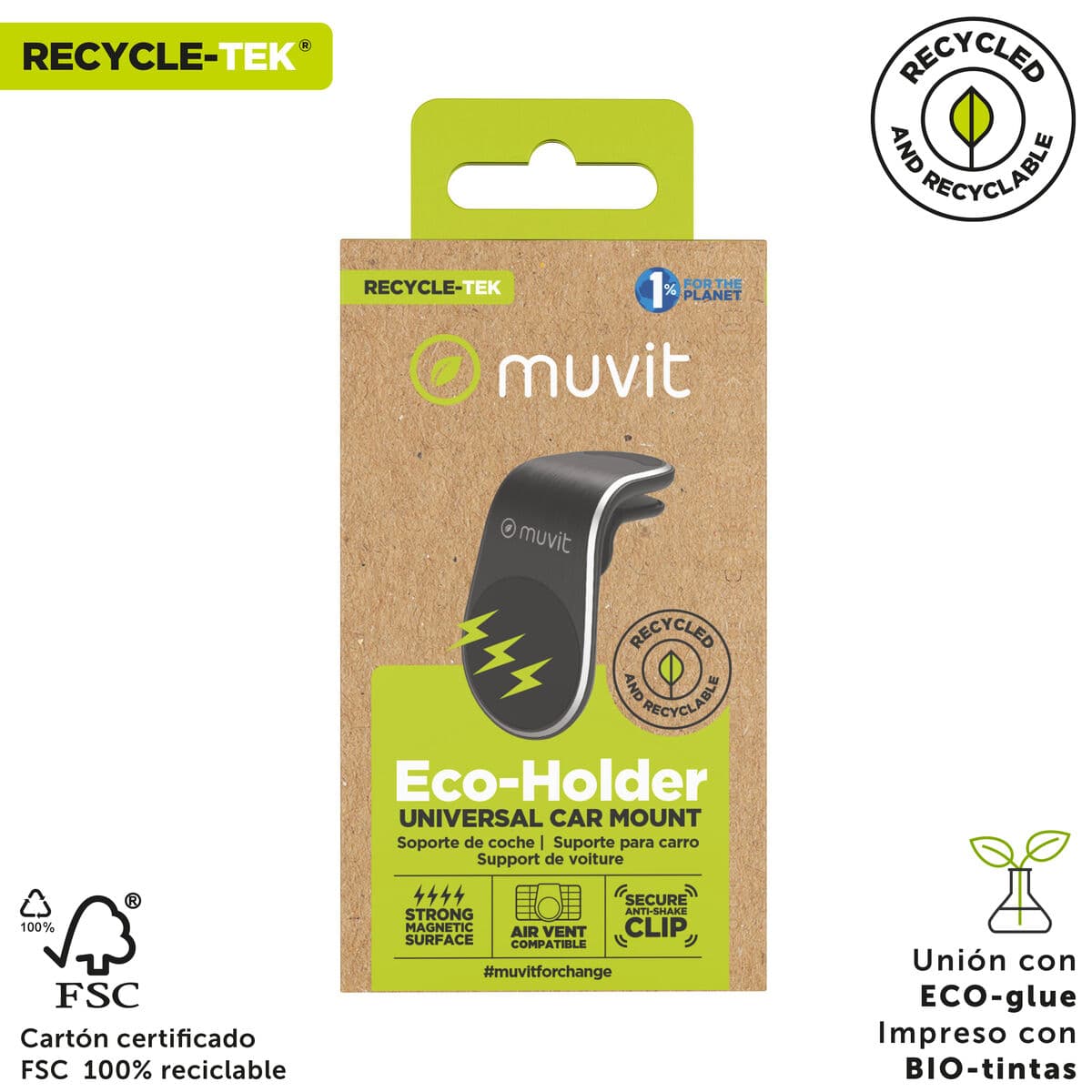 Mobilstøtte Muvit MCCHL0007 Svart - Image 9