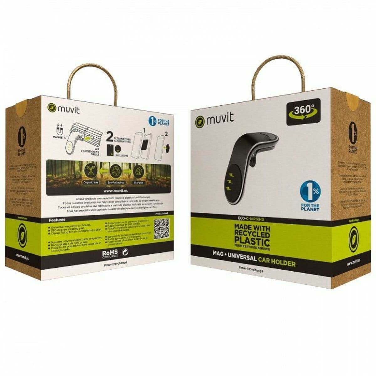 Mobilstøtte Muvit MCCHL0007 Svart - Image 17