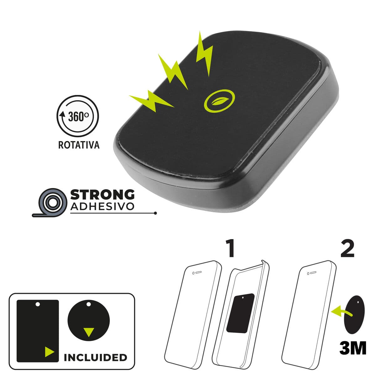 Car Mount Muvit Black - Image 3