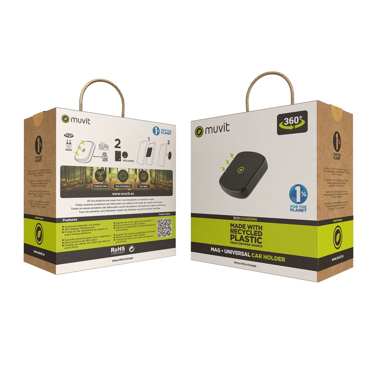 Car Mount Muvit Black - Image 5