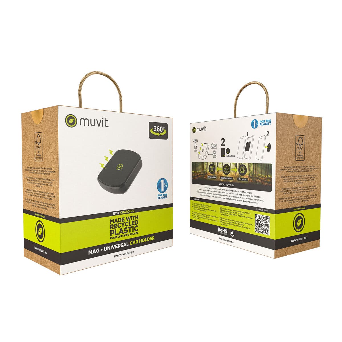 Car Mount Muvit Black - Image 6