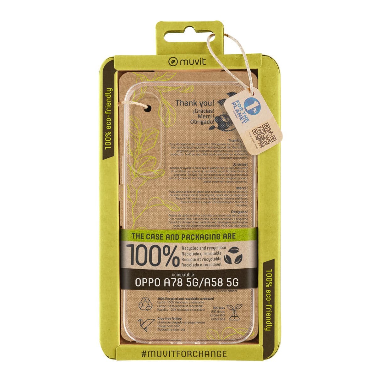 Protection pour téléphone portable Muvit for Change A78 5G/A58 5G